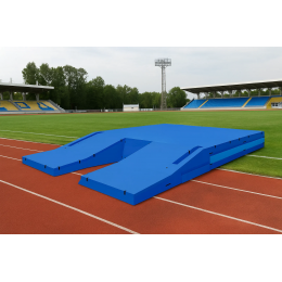 Зона приземления для прыжков с шестом 8,5х6х0,8 м (профессиональная)