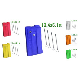 Разметка площадки для бадминтона 13.4х6.1 м (ленточная)