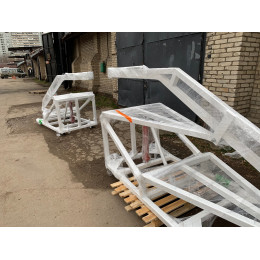 Стойка баскетбольная мобильная складная (вынос 1,65 м)