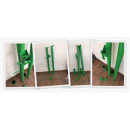 Стойки для большого тенниса со стаканами (скрытый механизм)