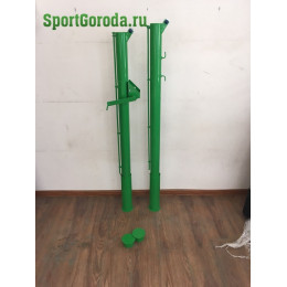 Стойки для большого тенниса со стаканами (скрытый механизм)