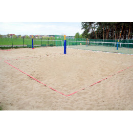 Разметка площадки для бадминтона 13.4х6.1 м (ленточная)