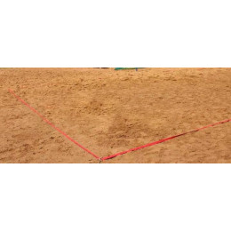 Разметка площадки для бадминтона 13.4х6.1 м (ленточная)