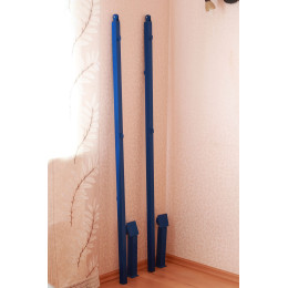 Стойки для бадминтона стационарные (со стаканами)