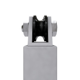 Стойки для бадминтона стационарные (со стаканами)