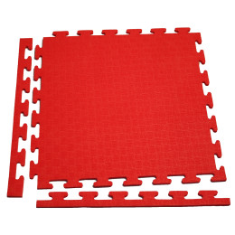 Мат-пазл красный