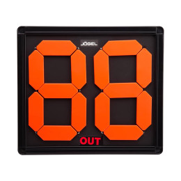 Табло замены игрока механическое Jögel (двустороннее)