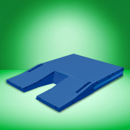 Зона приземления для прыжков с шестом 8,5х6х0,8 м (профессиональная)