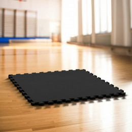 Мат-пазл черный