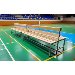 Скамейка для раздевалки двухсторонняя 2,0 м (островная)