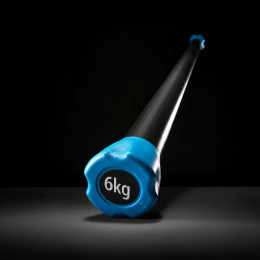 Бодибар обрезиненный 6 кг (синий)