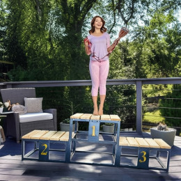 Пьедестал почета уличный (каркасный)