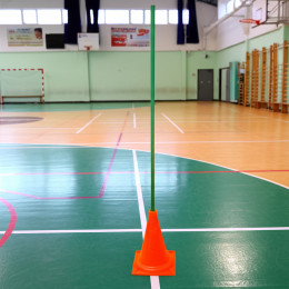 Стойки для дриблинга (обводки) — Комплект конус + палка