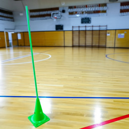 Стойки для дриблинга (обводки) — Комплект конус + палка