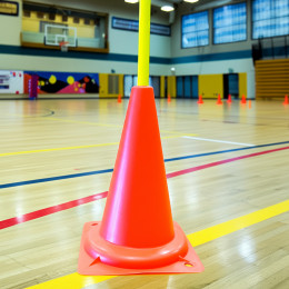 Стойки для дриблинга (обводки) — Комплект конус + палка