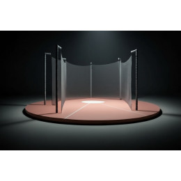 Сектор (ограждение) для метания диска и молота