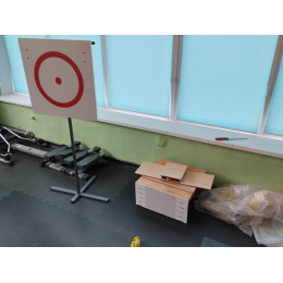 Щит-мишень для метания мяча на стойке (регулируемый)